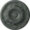 Ekena Millwork Granada Ceiling Medallion (Fits Canopies up to 7 1/8"), 19"OD x 1 1/2"P, Athenian Green Crackle CM19GAAGC - alternate 1